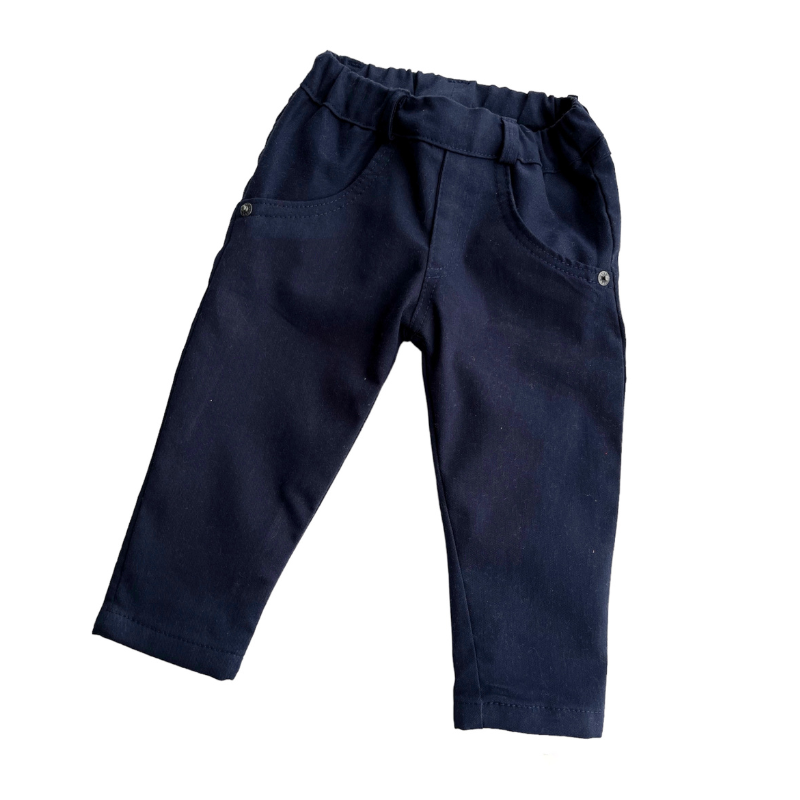 Pantalón niño gabardina azul